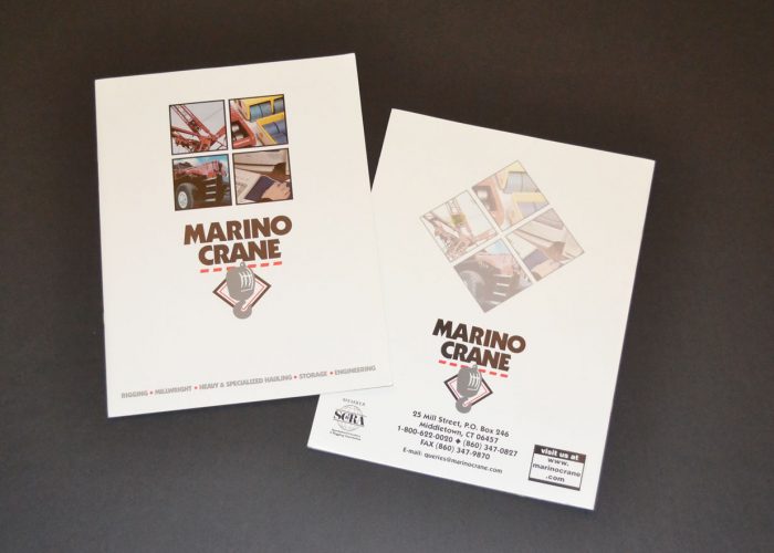 Portfolio: Marino Crane Capabilities Brochure Folder
