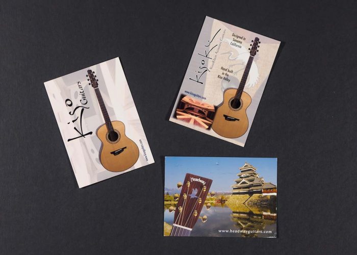 barrett advertising etc portfolio: Go-En International Guitar Postcard Collection