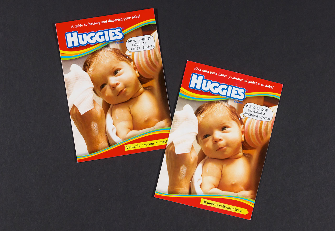 barrett advertising etc portfolio: Huggies Coupon Booklet in English and Spanish