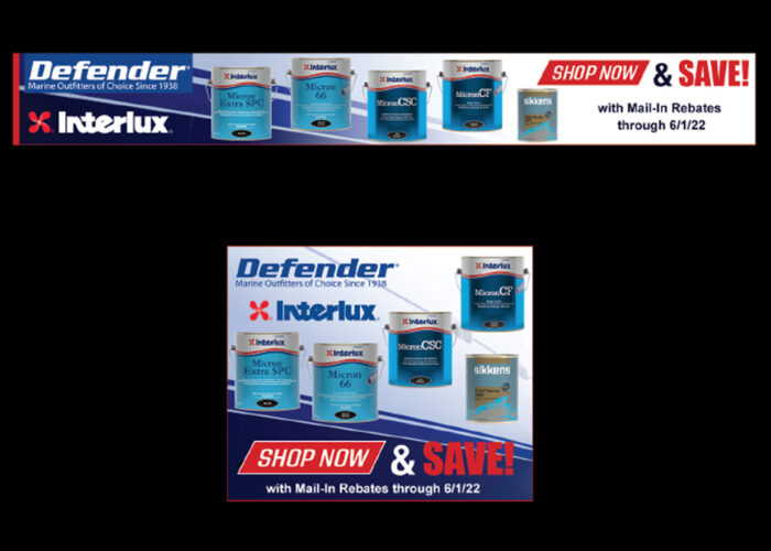 Defender Interlux Bottom Paint ROS Banners